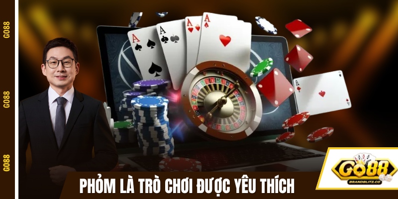 Phỏm là trò chơi được nhiều hội viên yêu thích 