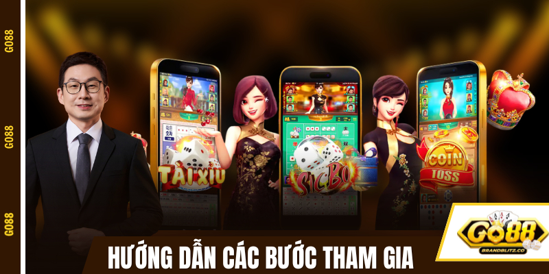 Hướng dẫn các bước tham gia chơi game bài GO88